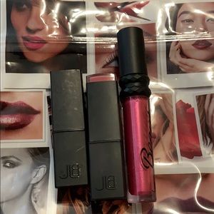 Lipstick and lipgloss